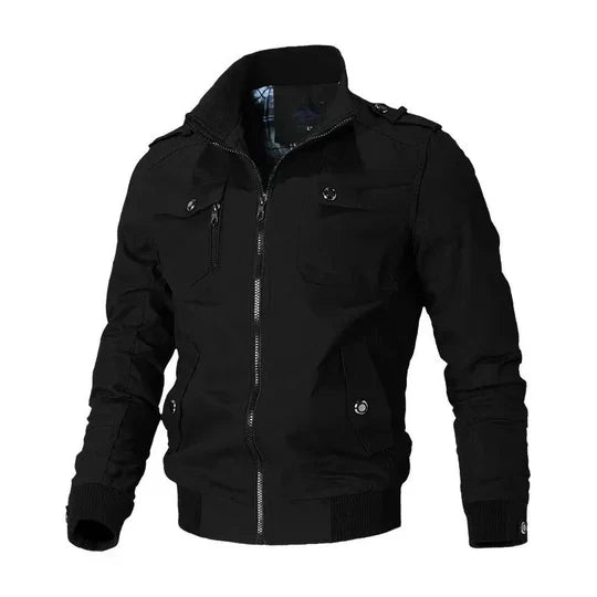 tussenjas-heren-bomber-ritsdetails-duurzame-lichte-stof-zwart
