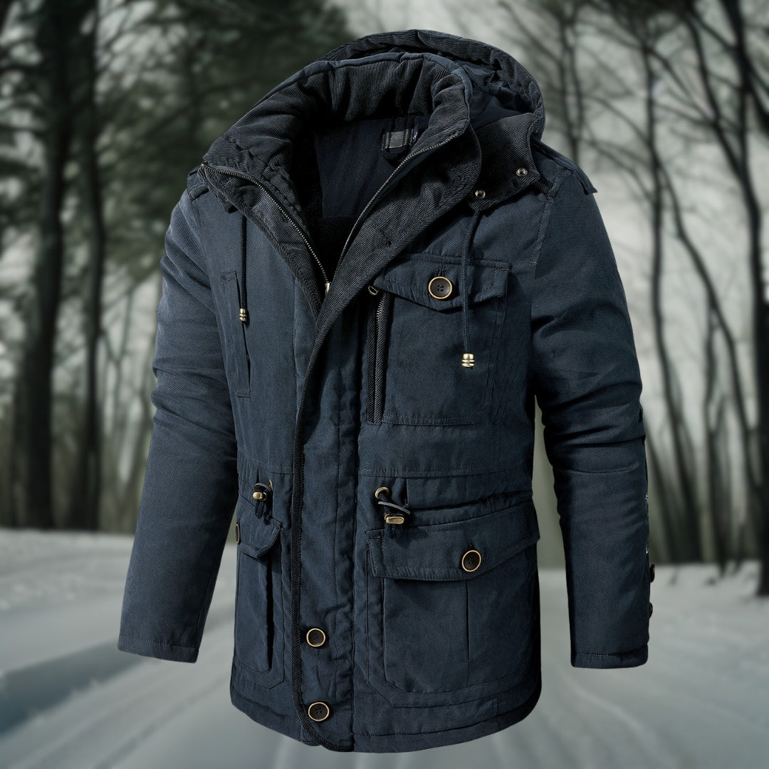winterjas-heren-dikke-fleece-gevoerde-capuchon-ruime-zakken-blauw-1