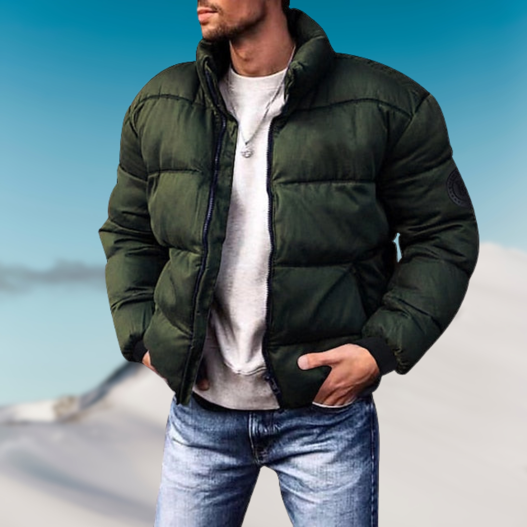 winterjas-heren-gewatteerd-doorlopende-rits-dikke-voering-groen-1
