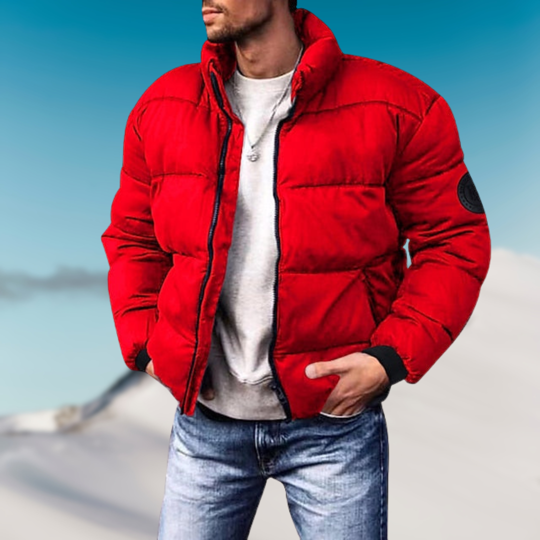 winterjas-heren-gewatteerd-doorlopende-rits-dikke-voering-rood-2