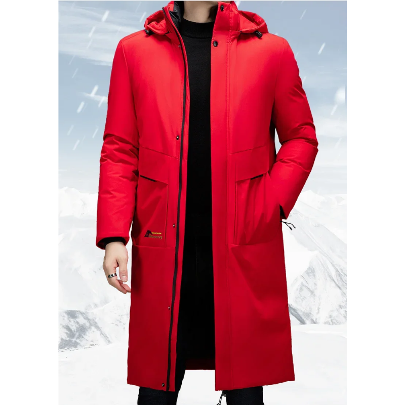 winterjas-heren-lang-gewatteerd-capuchon-volledige-bedekking-rood-2