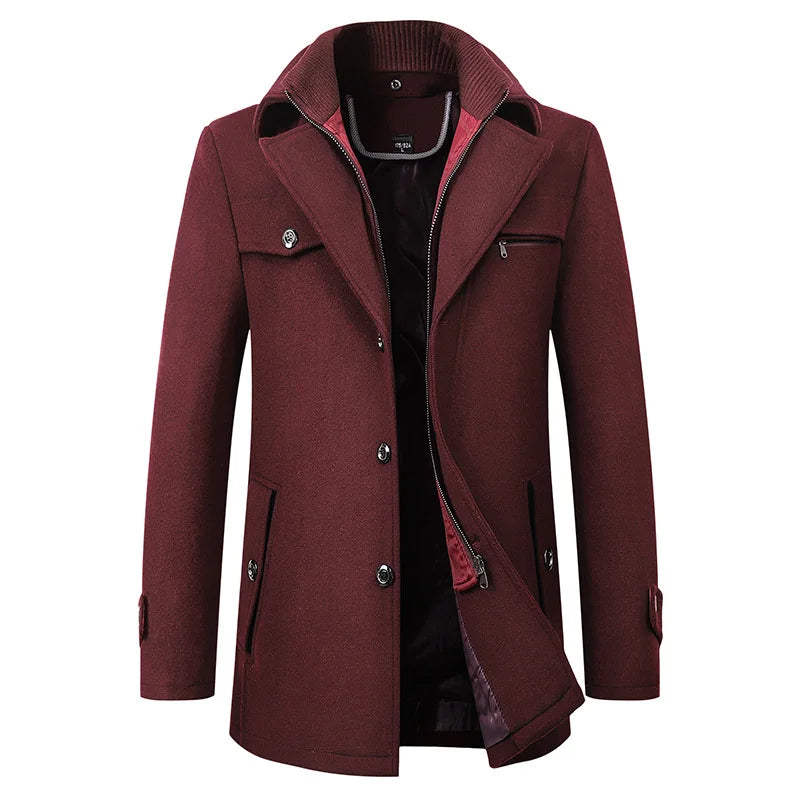 winterjas-heren-waterdicht-knoopdesign-ademend-vermogen-burgundy