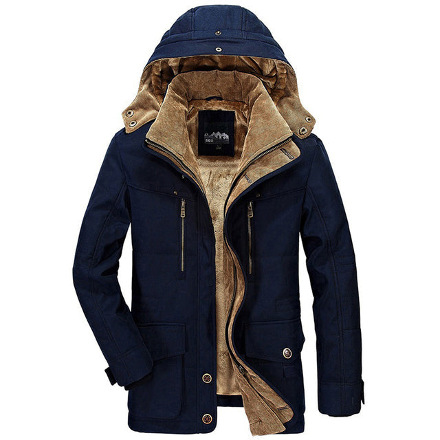 winterjas-heren-zachte-fleece-voering-capuchon-ruime-zakken-blauw