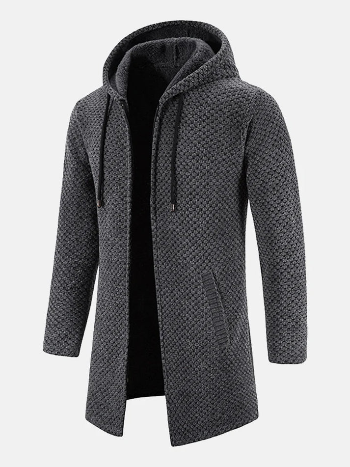 bodywarmer-heren-fleece-gevoerd-lange-pasvorm-capuchon-grijs