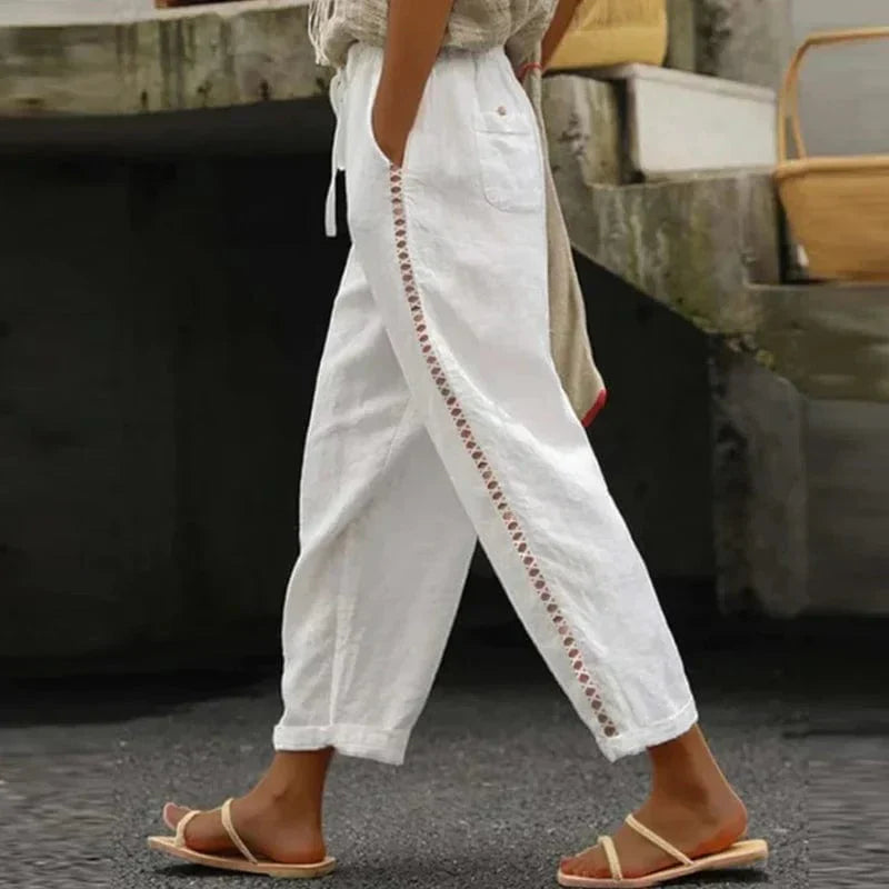 KOOSUFA Tuinbroek voor dames, zomer, jumpsuit, overall, mouwloos, baggy, zomerbroek, oversized, losse broek met steekzakken, M, L, XL, 2XL, 3XL, 4XL, 5XL, steenrood, XL