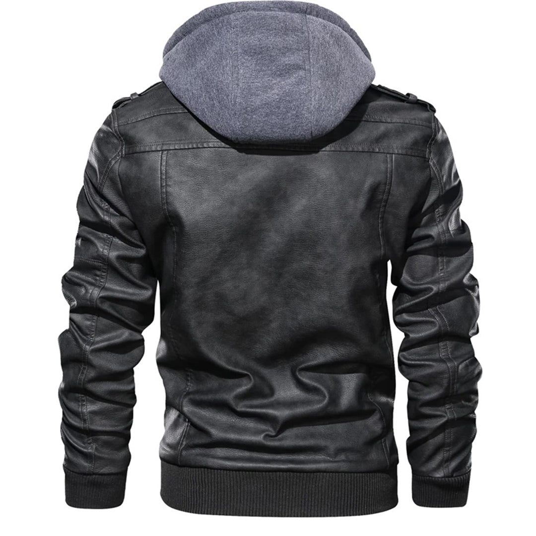 leren-jas-heren-knusse-capuchon-tegen-wind-regen-warmte-detail-2