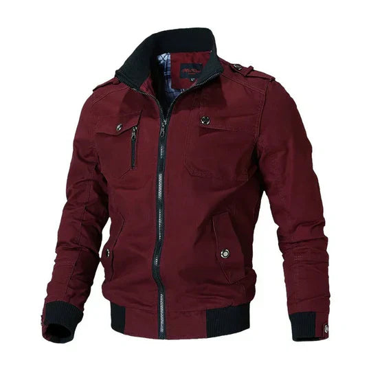 tussenjas-heren-bomber-ritsdetails-duurzame-lichte-stof-rood