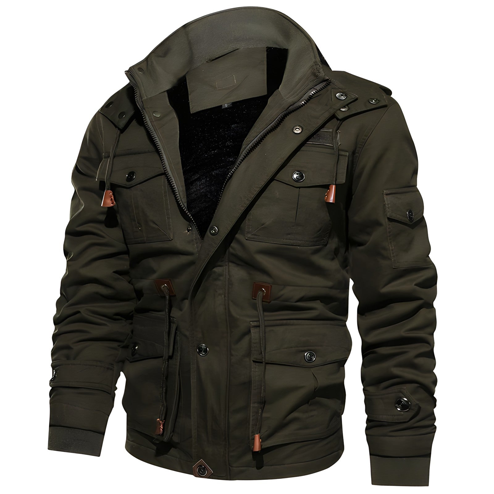 tussenjas-heren-militair-meerdere-ruime-zakken-stoere-stijl-groen-1