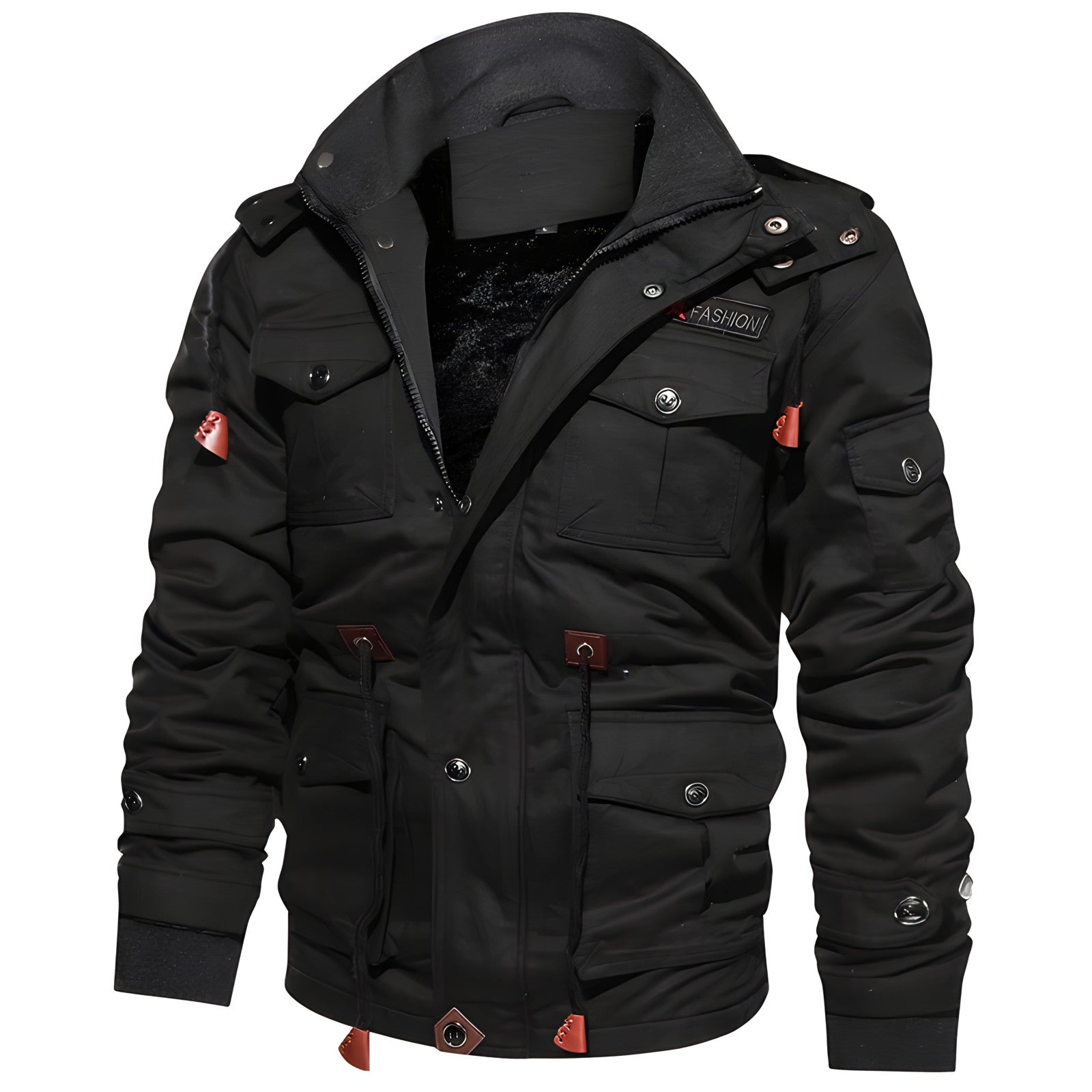 tussenjas-heren-militair-meerdere-ruime-zakken-stoere-stijl-zwart-1