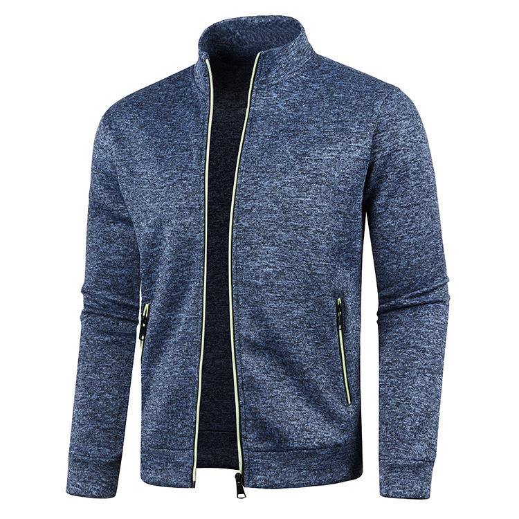 tussenjas-heren-opstaande-kraag-rits-lichte-duurzame-stof-marineblauw