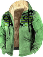 winterjas-heren-capuchon-ritssluiting-ademende-duurzame-stof-groen