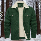winterjas-heren-corduroy-zachte-fleece-voering-isolatie-groen