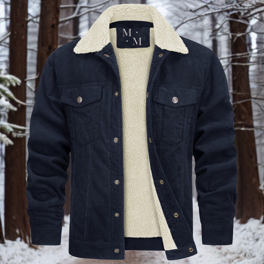 winterjas-heren-corduroy-zachte-fleece-voering-isolatie-marineblauw