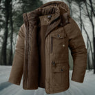 winterjas-heren-dikke-fleece-gevoerde-capuchon-ruime-zakken-bruin