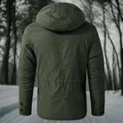 winterjas-heren-dikke-fleece-gevoerde-capuchon-ruime-zakken-groen-1