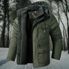 winterjas-heren-dikke-fleece-gevoerde-capuchon-ruime-zakken-groen