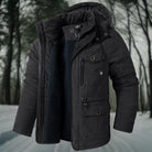 winterjas-heren-dikke-fleece-gevoerde-capuchon-ruime-zakken-zwart