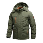 winterjas-heren-fleece-gevoerd-verstelbare-capuchon-wind-groen