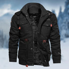 winterjas-heren-fleece-meerdere-zakken-versterkte-naden-zwart