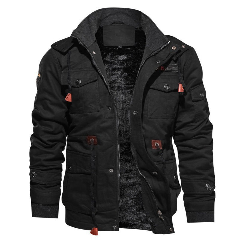 winterjas-heren-fleece-voering-meerdere-veilige-zakken-zwart