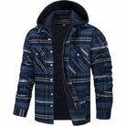 winterjas-heren-geruit-capuchon-robuuste-rits-zakken-donkerblauw-zwart
