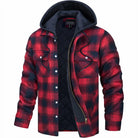 winterjas-heren-geruit-capuchon-robuuste-rits-zakken-rood