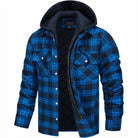 winterjas-heren-geruit-capuchon-robuuste-rits-zakken-zwart-blauw