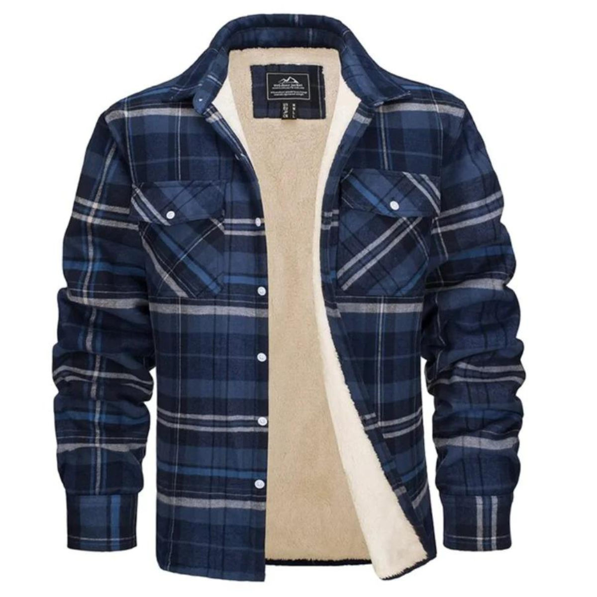 winterjas-heren-geruit-warme-binnenvoering-knoopsluiting-blauw-grijs