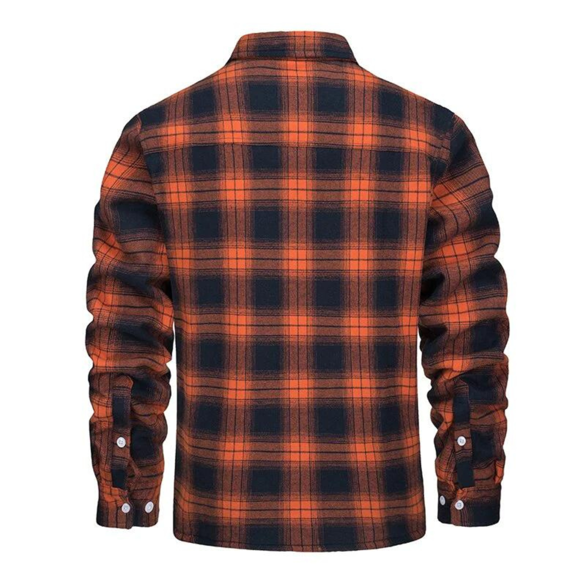 winterjas-heren-geruit-warme-binnenvoering-knoopsluiting-detail-1