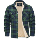 winterjas-heren-geruit-warme-binnenvoering-knoopsluiting-groen