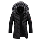 winterjas-heren-parka-thermisch-bontkraag-verstelbare-capuchon-zwart