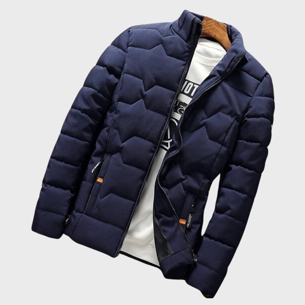 winterjas-heren-puffer-opstaande-kraag-winddicht-ontwerp-marineblauw
