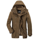 winterjas-heren-zachte-fleece-voering-capuchon-ruime-zakken-bruin